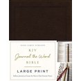 thumbnail image 1 of KJV Journal the Word Bible (Large Print, Brown Bonded Leather), 1 of 3