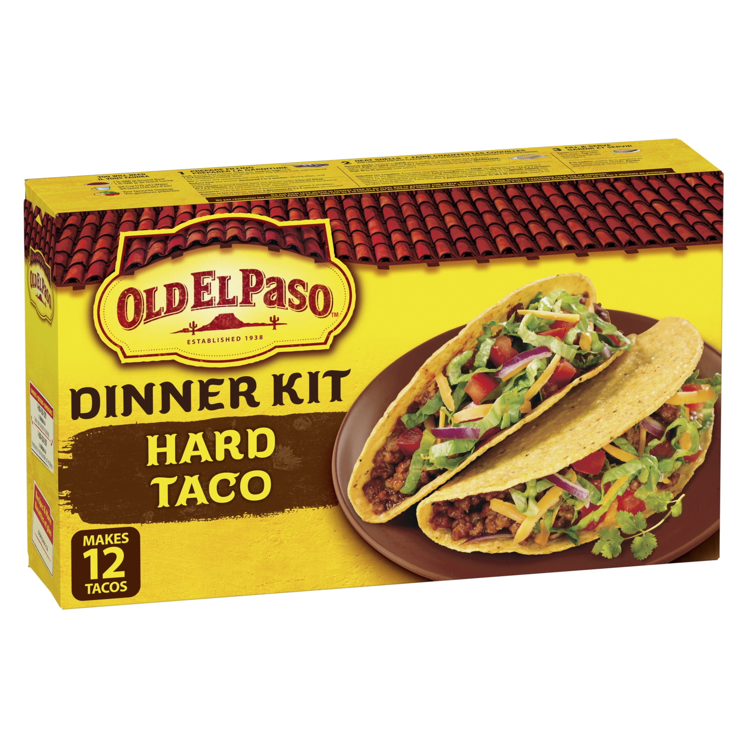 Ensemble à tacos rigides d'Old El Paso