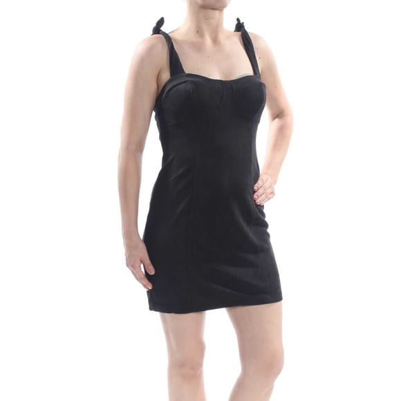 Free People Womens Cocktail Mini Dress, Black, Small