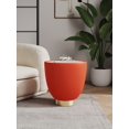 thumbnail image 2 of Manhattan Comfort Table d'Appoint Anderson 2.0 avec Cadre en Acier Orange, 2 of 6