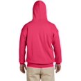 thumbnail image 3 of Gildan Mens Heavy Blend Hooded Sweatshirt, M, Paprika, 3 of 3