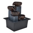 thumbnail image 4 of Fountain Ornament, Low Noise Unique Shape Easy To Install Desktop Fountain Plastic  For Office For Living Room For Study Room EU Plug,AU Plug,UK Plug,US Plug, 4 of 8