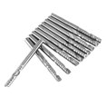 thumbnail image 3 of Gupbes 10pcs End Mill, End Mill Set, Density Board For Acrylic For PVC Wood, 3 of 8