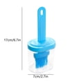 thumbnail image 3 of COFEST Multi-Colored Plastic Oil Brush Bottle with Integrated Cover for Kitchen Use, Heat Resistant and Easy to Clean, Ideal for Applying Cooking Oils and Balsamic Vinegar Blue, 3 of 7
