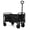 Black, variant on 94L Folding Wagon Cart, Collapsible Lightweight 10.25LBS Outdoor Camping Utility Wagon Garden Beach Shopping Grocery Cart( Small Size 29"L x 16.7"W x 35.4"H, Black)