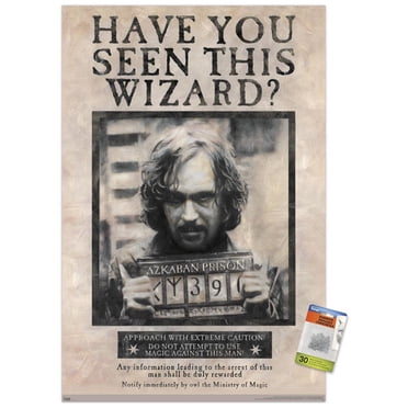 Le monde des sorciers: Harry Potter - Sirius Black Wanted Poster