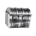 thumbnail image 3 of DOLITY 2xKids Treasure Chest Collection Storage Box for Birthday Boys Girls Christmas silver, 3 of 9