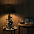 thumbnail image 4 of Pirate Skeleton Table Lamp, 21 Inch with Treasure Map Shade Halloween, 4 of 10