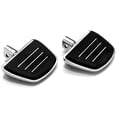 thumbnail image 2 of Krator Chrome Mini Board Floorboards Footpegs Compatible with Honda ST1300 2003-2012 (Front Only), 2 of 5