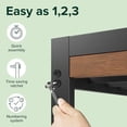 thumbnail image 2 of Zinus Kai 35 inch Bamboo and Metal Platform Bed Frame, No Box Spring Required, 2 of 9