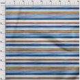 thumbnail image 4 of oneOone Tissu en Jersey de Coton Bleu Abstrait pour Robe Tissu Imprimé au Mètre 58 Pouces de Large, 4 of 5