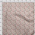 thumbnail image 4 of oneOone Cotton Poplin Twill Red Fabric Water Color Sewing Craft Projects Fabric Prints By Yard 56 Inch Wide, 4 of 4