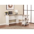 thumbnail image 3 of Dakota L Desk with Bookshelves, White, 3 of 3
