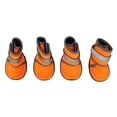 thumbnail image 3 of Boots 4pcs Dog Boots Soft Rubber Waterproof Pet Dog  Protector with Reflective Straps for Outdoor Activities, 3 of 7