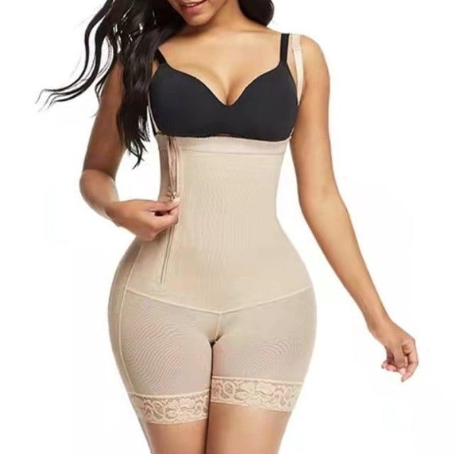 RKSTN Shapewear for Women Tummy Control Full Body Shaper Butt Lifter Waist Trainer Bodysuits Open Bust