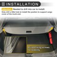 thumbnail image 5 of Unique Bargains Housse de Protection Rétractable pour Bagages Kia Seltos 2020-2024, Noir Brillant, 5 of 5