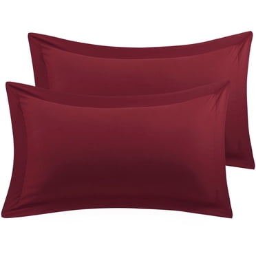 Unique Bargains Pillowcases Soft 1800 Microfiber Pillow Shams No Zipper 2pcs
