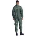 thumbnail image 2 of Sxiwei Mens One Piece Work Coveralls Jumpsuits Long Sleeves Front Zipper Mechanics Body Suits Gray A L, 2 of 6