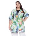 thumbnail image 1 of Women's Kimono Cardigan Floral Print Drawstring Open Front Loose Top Summer, 1 of 1