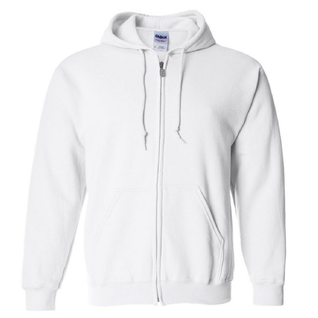 Gildan Heavy Blend Adult Full Zip Hooded Sweatshirt Top