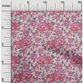 thumbnail image 2 of oneOone Cotton Cambric Pink Fabric Florals Craft Projects Decor Fabric Printed By The Yard 56 Inch Wide, 2 of 4