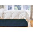 thumbnail image 1 of Jupe de lit Grid double de Gouchee Home – Jupe de lit matelassée bleu marine, microfibre douce brossée, 137 x 195 x 35 cm, lavable en machine, 1 of 1