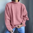 thumbnail image 2 of AherBiu Plus Size Sweaters for Women Ribbed Knited Long Sleeve Turtleneck Tops Loose Fitted Winter Pullover Sweaters, 2 of 6