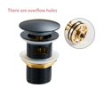 thumbnail image 3 of Drain all copper belt basket basin drain pipe push bounce accessories, 3 of 7