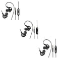 thumbnail image 4 of mmirethe Plus Récent CK9 Double Unité Lecteur Intra-Auriculaire Écouteur Basse Caisson de Basses Écouteur Hi-Fi DJ Course Sport Écouteur Casque Écouteur Noir 1,2 m 3 Ensembles, 4 of 6