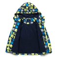 thumbnail image 3 of AAMILIFE Boys Waterproof Fleece Lined Jacket Color Block Windbreaker Hooded Coat, 3 of 8