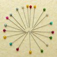 thumbnail image 3 of 100X Round Head Dressmaking Sewing Straight Pins Mixed Color. Y0J3 L6Z1, 3 of 6