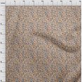 thumbnail image 4 of oneOone Rayon Light Peach Fabric Asian Suzani Sewing Material Print Fabric By The Yard 56 Inch Wide, 4 of 5