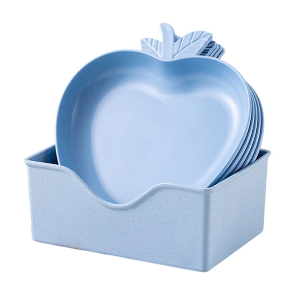 5 Pc Cutlery Set With 6.29 In Food Tray Fruit Snack Bowl Can Be Used In Restaurants Food Shops Dining Halls Etc