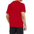 thumbnail image 3 of Unique Bargains Men's Hoodies Solid Color Zip up Short Sleeve Jacket, 3 of 6