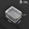 thumbnail image 1 of Boîte en Plastique Transparente Rectangulaire Affichage d'Échantillons ct Boîtes de Rangement de Bureau, 1 of 11