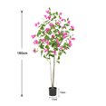 thumbnail image 2 of Arbre Artificiel de Bougainvillier, Arbre de Bougainvillier Artificiel 4/5/6 Pi, Arbre de Bougainvillier Plante Artificielle avec Pot, Faux Arbre en Floraison pour Déco de Maison et Bureau, 2 of 7