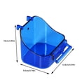 thumbnail image 2 of EDFBUYKRS Bird Bath Tub With For Cage Parrot Birdbath Shower Accessories Hanging Bird Cage Bathing For Small Birds Bird Bath For Cage Inside Birds Parrot Conure, 2 of 3