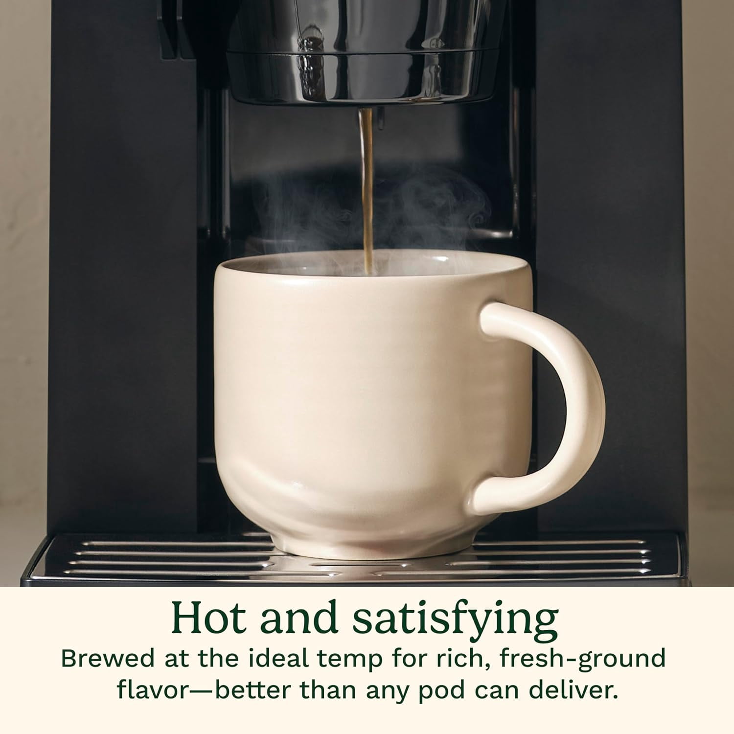 Cuisinart Coffee Maker, Custom Grind and Brew Single Cup Coffee Maker, 6 Cup Sizes, Built-in Stainless Steel Burr Mill