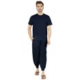 thumbnail image 1 of Inkmeso Ensemble de Pyjama Uni pour Hommes, Manches Courtes, Vêtement de Nuit à Col Rond, Ensemble de Pj, 1 of 7
