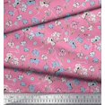thumbnail image 2 of Soimoi Poly Georgette Fabric Artistic Floral Print Fabric by Yard 52 Inch Wide, 2 of 5