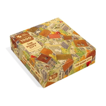 La ville ensoleillée • Puzzle de 1 000 pièces de The Magic Puzzle Company • Série 1