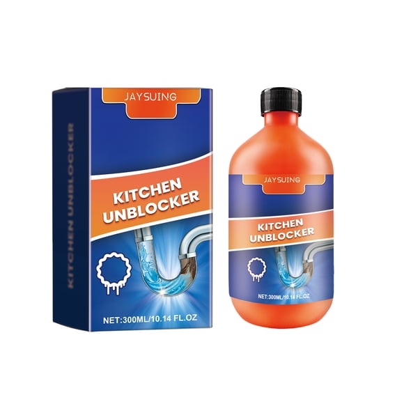 TopLLC Clean Products for Cleaning, Cleaning Supplies Pipe Unclogger Kitchen Unclogger Powerful Pipe Unclogger Sink Sewer Cleaner Kitchen Toilet Pipe Cleaning Tool 300ml drain unclogger