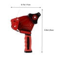 thumbnail image 2 of Ruban de Classification de Produit Titre de Produit Poignée en Silicone Rouge Distributeur de Ruban d'Emballage Coupe-Ruban Robuste pour Carton et Scellage Fonctionnement Facile, 2 of 7