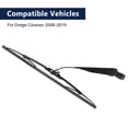 thumbnail image 3 of Unique Bargains Rear Windshield Wiper Blade Arm Set 405mm 16 Inch for Dodge Grand Caravan 2008-2010, 3 of 3