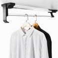 thumbnail image 4 of Meitianfacai Folding Clothes Drying Rack for Laundry, Retractable & Collapsible Clothes Hanger Rack with 4 mounting holes,Durable Clothes Hanger Rack, 4 of 8