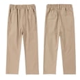 thumbnail image 4 of RXIRUCGD 2025 Summer Clothes for Kids Children's Spring And Summer Solid Color Suit Pants And Full Length Pants For Kids, 4 of 7
