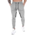 thumbnail image 2 of FAIWAD Men's Slim Sweatpants Elastic High Waist Drawstring Workout Athletic Pants with Pockets, 2 of 7