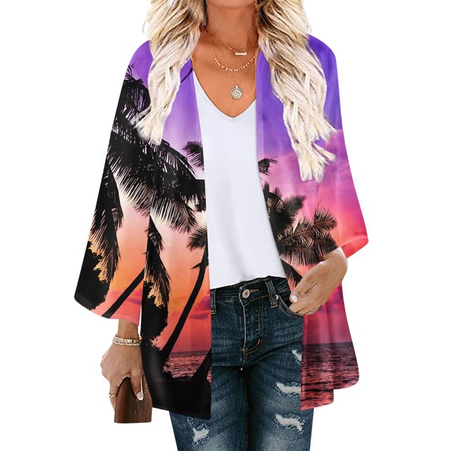 Nouveaux Hauts pour Femmes 2023 Mode Grande Taille Manches Longues Col Rond Blouse Imprimée Automne Chandail Décontracté Hauts Chemise Manches Longues pour Femmes