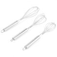 thumbnail image 4 of CNKOO 3Pcs Stainless Steel Manual Egg Beater Milk Frother Mixer Blender Kitchen Baking Tools, 4 of 8