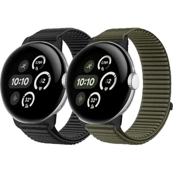 Strap For Google Pixel Watch 4/Watch 3 45Mm Woven Nylon Watch Strap